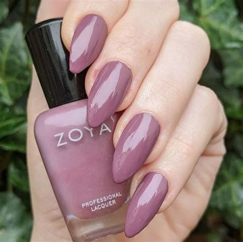 nail polish mauve color.